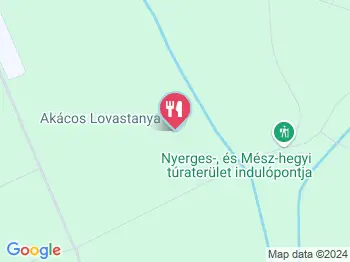 Akácos-Tanya Eger a térképen