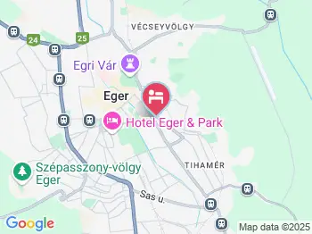 Amira Apartman Eger a térképen