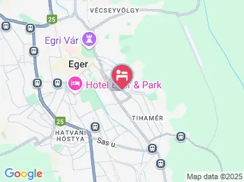 Andalúz Vendégház Eger a térképen