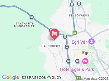 Ankli Apartmanház Eger a térképen