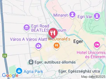 Artist Kultúrbár Eger a térképen