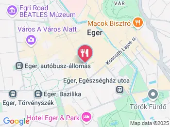 Boldizsár Cukrászda – Belváros Eger a térképen