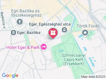 Bródy Sándor & Gárdonyi Géza Eger a térképen