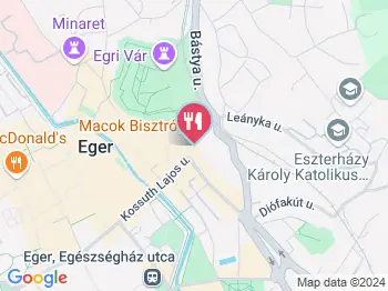 Pizza Brumbrum Világbéke Eger a térképen