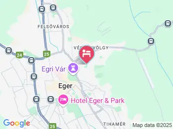 Cecey Panzió Eger a térképen