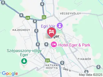 Centrooms Hotel Eger Eger a térképen