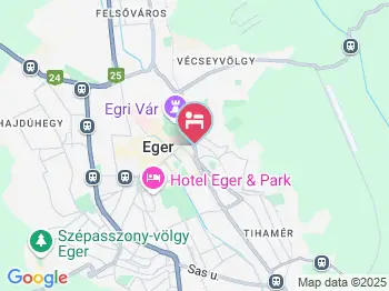 Centrum Apartman Eger a térképen