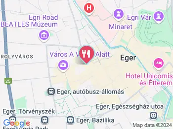 Cherry Étterem & Kávézó Eger a térképen