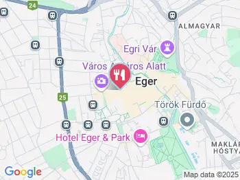 Cortado Gastrobar Eger a térképen