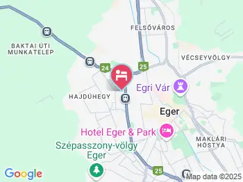 CsaládBarát Apartman Eger a térképen