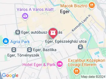 Csillagvizsgáló és Tudományos Élményközpont Eger a térképen