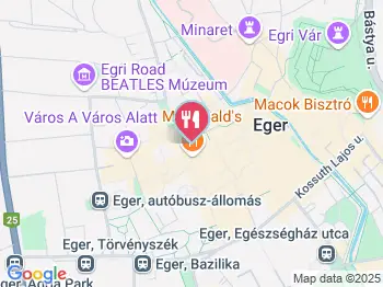 Déjá Vu Cafe, Restaurant & Bar Eger a térképen