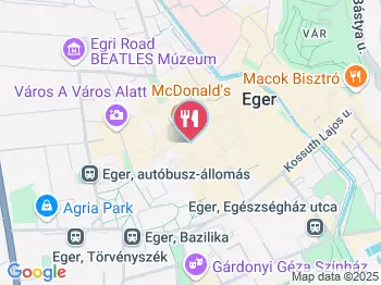 Dobos Cukrászda Eger a térképen