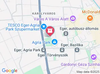 Dohány Múzeum Eger a térképen