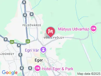 Donát Vendégház Eger a térképen