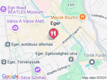 Dopamin Juice & Spirit Bar Eger a térképen