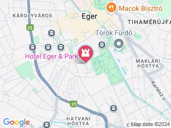 Egri Bor Busz Eger a térképen