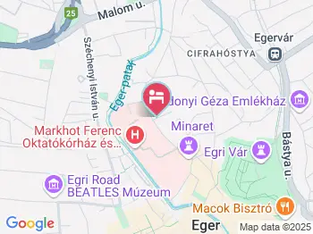 Egri Csillag Apartman Eger a térképen