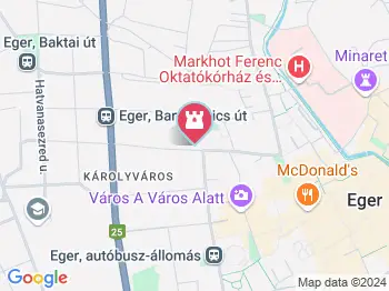 Egri Road Beatles Múzeum Eger a térképen