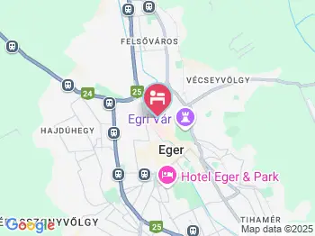 Életfa Vendégház Eger a térképen