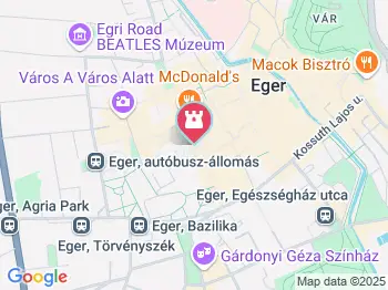 Érseki Gyűjteményi Központ Eger a térképen