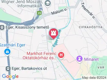 Egri Tűzoltó Múzeum Eger a térképen