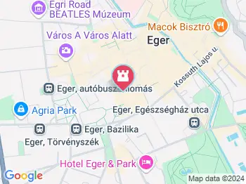 Eszterházy Károly Egyetem Tittel Pál Könyvtár Eger a térképen