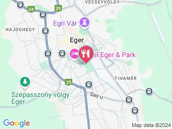 Excalibur Középkori Lovag Étterem Eger a térképen