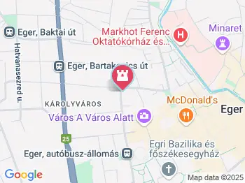 Exithouse Eger Eger a térképen