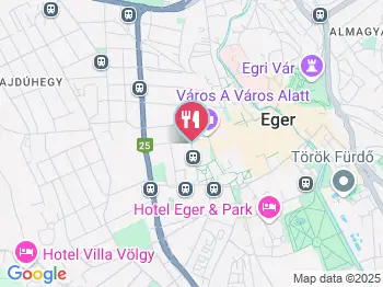 Expressz-Aranysíp Étterem Eger a térképen