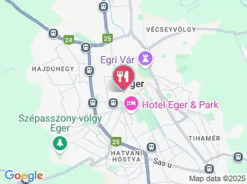 Falánk Fanny Étterem és Kávézó Eger a térképen