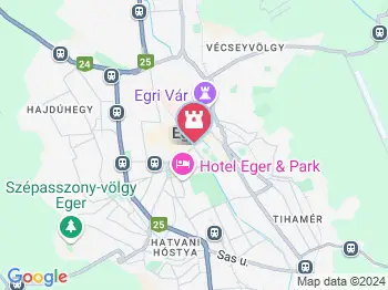 Fazola-kapu Eger Eger a térképen