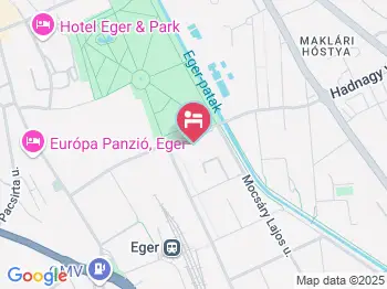 Fekete Ló Fogadó Eger a térképen