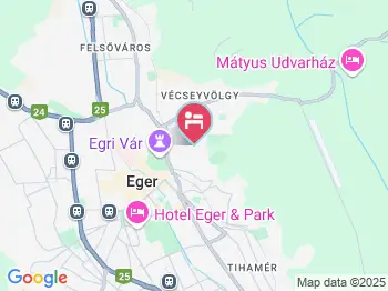 Ferienhaus Apartmanház Zalánki Eger a térképen