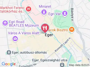 Főtér Cafe Restaurant Eger a térképen
