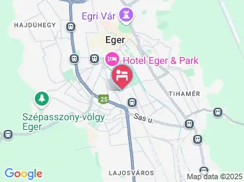 Fürdő Apartman Eger a térképen