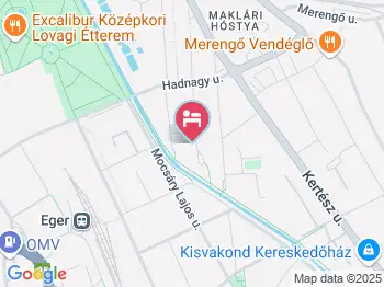 Gila Mari Apartman Eger Eger a térképen