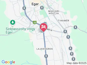 Golden Rose Vendégház Eger a térképen