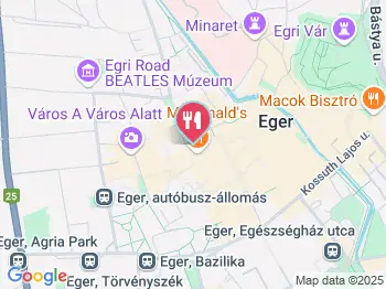 Gyros Étterem Eger a térképen
