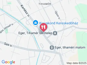 Házisárkány Kisvendéglő Eger a térképen