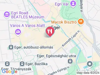 HBH Bajor Sörház & Étterem Eger a térképen