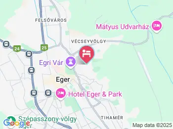 Holiday Vendégház Eger a térképen