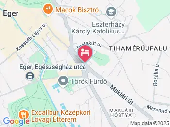Aqua Villa Eger Eger a térképen