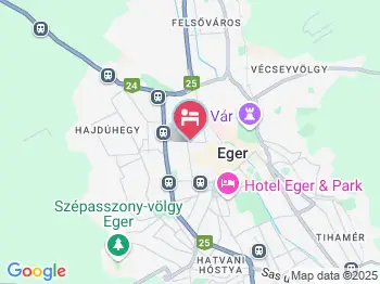 Romantik Hotel Eger a térképen