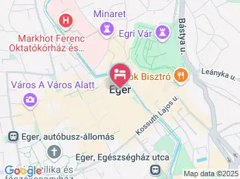 HR Apartmanház Eger a térképen