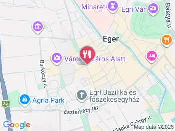 Hugo’s Brunch & Bakery Eger a térképen