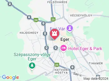Időalagút Eger Eger a térképen
