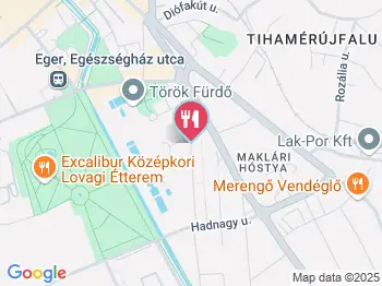 Imola Hotel Platán Étterme Eger a térképen