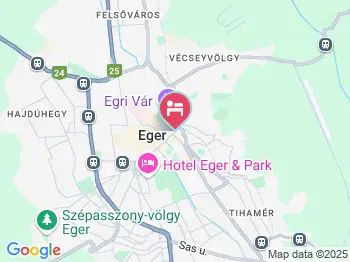 Imola Udvarház Apartman Eger a térképen