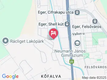 Invest Vendégház Eger a térképen